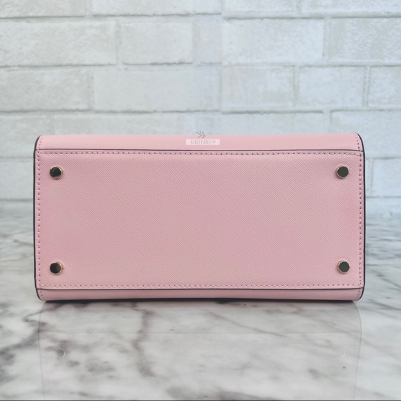 Kate Spade Staci Chalk Pink Small Satchel Crossbody - Picture 6 of 9
